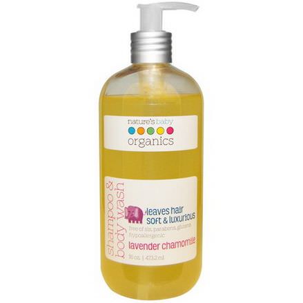 Nature's Baby Organics, Shampoo&Body Wash, Lavender Chamomile 473.2ml
