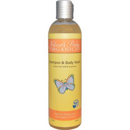 Nature's Baby Organics, Shampoo&Body Wash, Vanilla Tangerine 354.9ml