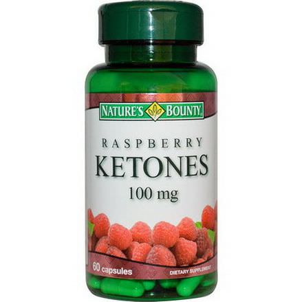Nature's Bounty, Raspberry Ketones, 100mg, 60 Capsules