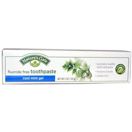 Nature's Gate, Cool Mint Gel Toothpaste, Fluoride Free 141g