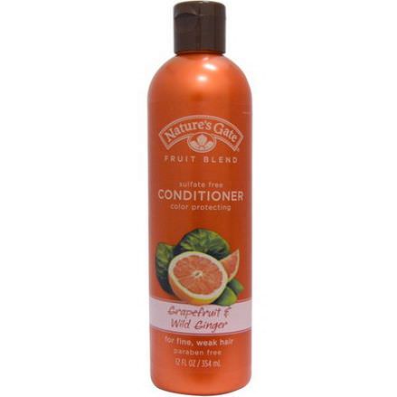 Nature's Gate, Fruit Blend, Conditioner, Color Protecting, Grapefruit&Wild Ginger 354ml