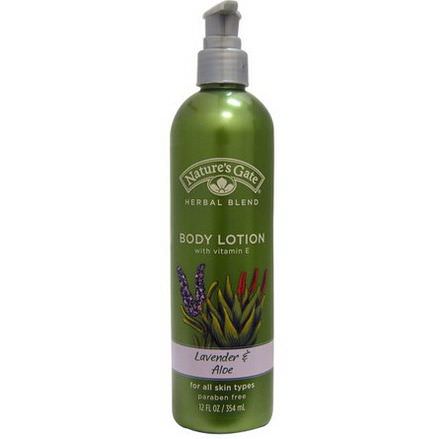 Nature's Gate, Herbal Blend Body Lotion, Lavender&Aloe 354ml