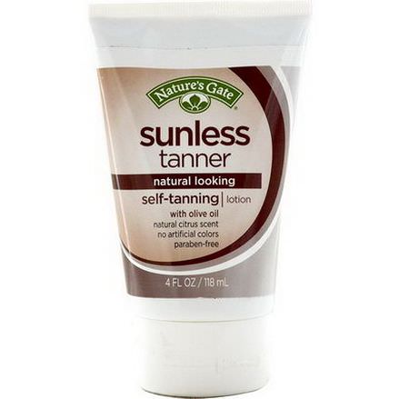 Nature's Gate, Sunless Tanner, Self-Tanning Lotion 118ml