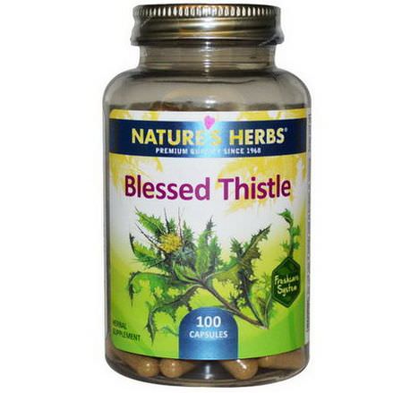 Nature's Herbs, Blessed Thistle, 100 Capsules