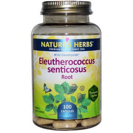 Nature's Herbs, Eleutherococcus Senticosus Root, 100 Capsules
