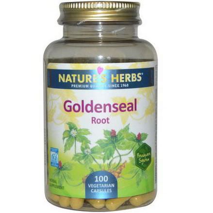 Nature's Herbs, Goldenseal Root, 100 Veggie Caps