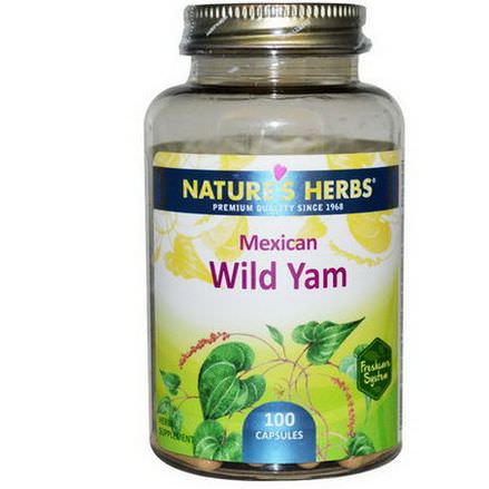 Nature's Herbs, Mexican Wild Yam, 100 Capsules