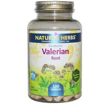 Nature's Herbs, Valerian Root, 100 Capsules