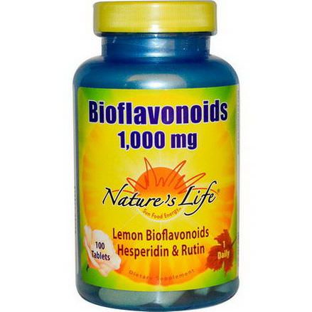 Nature's Life, Bioflavonoids, 1,000mg, 100 Tablets