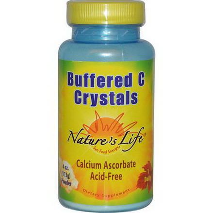 Nature's Life, Buffered C Crystals, Powder 113g