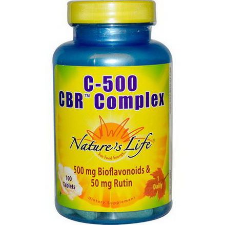 Nature's Life, C-500 CBR Complex, 100 Tablets
