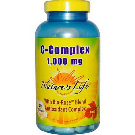 Nature's Life, C-Complex, 1,000mg, 250 Tablets