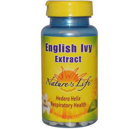 Nature's Life, English Ivy Extract, 90 Tablets