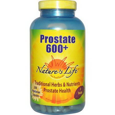 Nature's Life, Prostate 600+, 250 Veggie Caps
