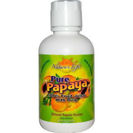 Nature's Life, Pure Papaya 473ml