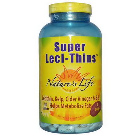 Nature's Life, Super Leci-Thins, 360 Tablets