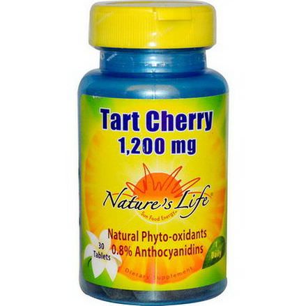 Nature's Life, Tart Cherry, 1,200mg, 30 Tablets
