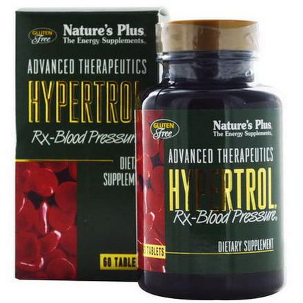 Nature's Plus, Advanced Therapeutics, Hypertrol RX Blood Pressure, 60 Tablets