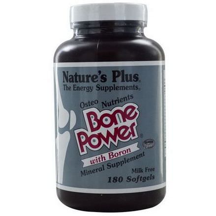 Nature's Plus, Bone Power, with Boron, 180 Softgels