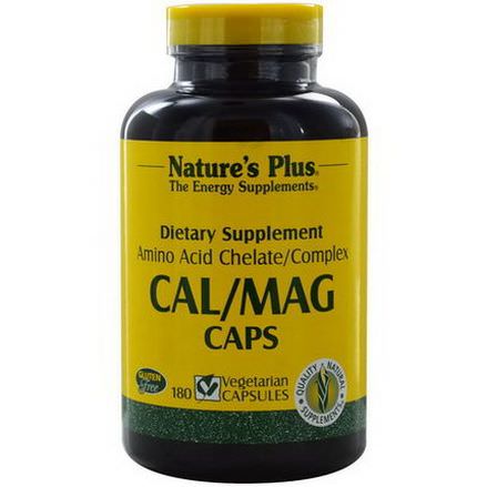 Nature's Plus, Cal/ Mag Caps, 180 Veggie Caps