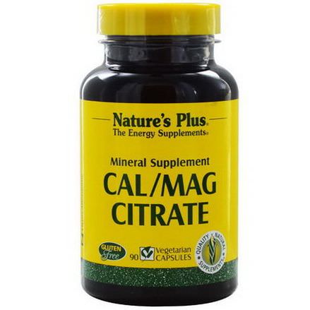 Nature's Plus, Cal/Mag Citrate, 90 Veggie Caps