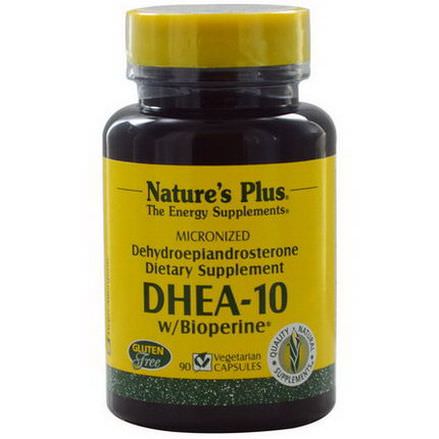 Nature's Plus, DHEA-10 w / Bioperine, 90 Veggie Caps
