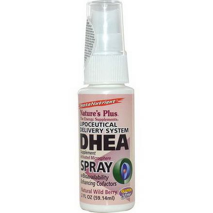 Nature's Plus, DHEA Spray, Lipoceutical Delivery System, Natural Wild Berry 59.14ml