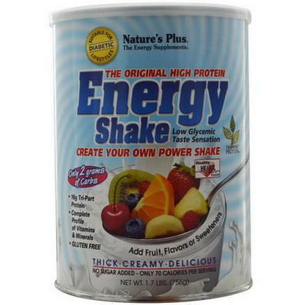 Nature's Plus, Energy Shake, The Original High Protein 756g