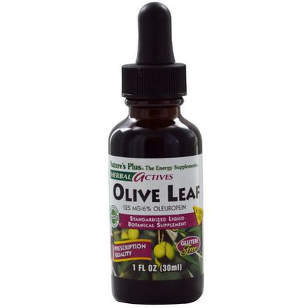 Nature's Plus, Herbal Actives, Olive Leaf, Alcohol Free 30ml
