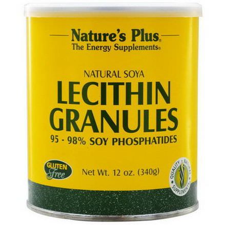 Nature's Plus, Lecithin Granules, Natural Soya 340g