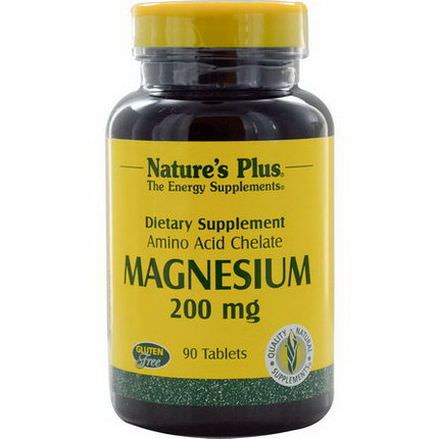 Nature's Plus, Magnesium, 200mg, 90 Tablets
