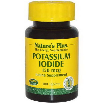 Nature's Plus, Potassium Iodide, 150mcg, 100 Tablets