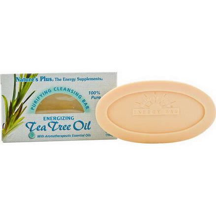 Nature's Plus, Purifying Cleansing Bar, Energizing Tea Tree Oil 100g