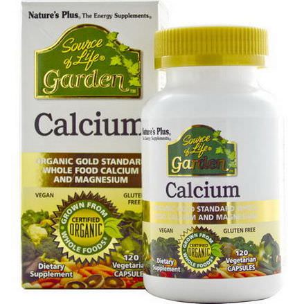Nature's Plus, Source of Life, Garden, Calcium, 120 Veggie Caps
