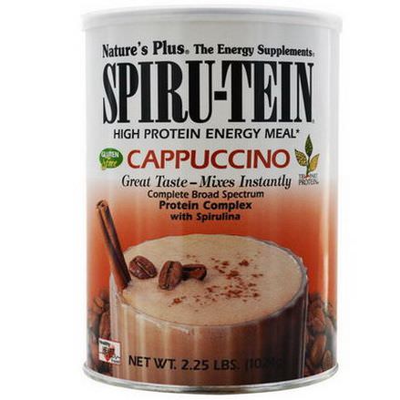 Nature's Plus, Spiru-Tein, High Protein Energy Meal, Cappuccino 1024g
