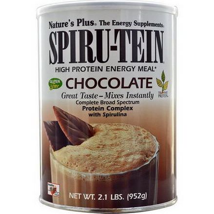 Nature's Plus, Spiru-Tein, High Protein Energy Meal, Chocolate 952g
