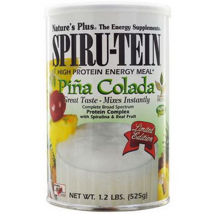 Nature's Plus, Spiru-Tein, High Protein Energy Meal, Pina Colada 525g