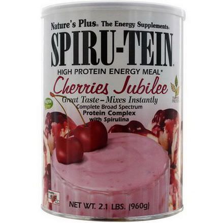 Nature's Plus, Spiru-Tein, High Protein Energy Meal, Powder, Cherries Jubilee 960g