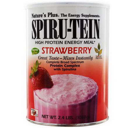 Nature's Plus, Spiru-Tein, High Protein Energy Meal, Strawberry 1088g