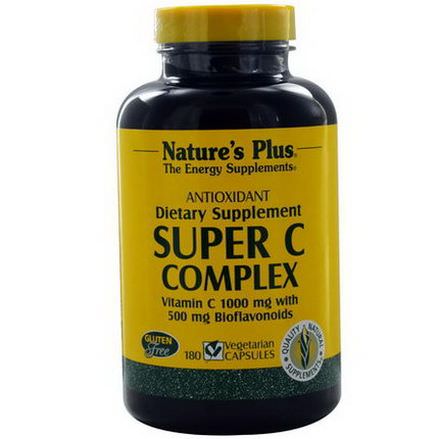 Nature's Plus, Super C Complex, 180 Veggie Caps