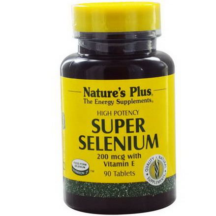 Nature's Plus, Super Selenium, 200mcg, 90 Tablets