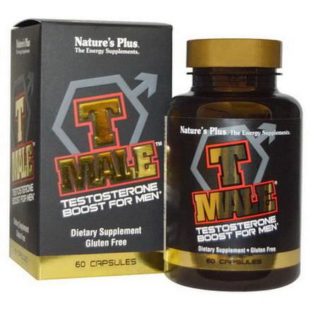 Nature's Plus, T Male, Testosterone Boost For Men, 60 Capsules
