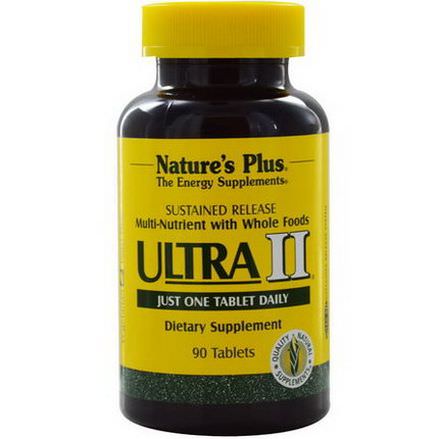 Nature's Plus, Ultra II, Multi-Nutrient with Whole Foods, 90 Tablets