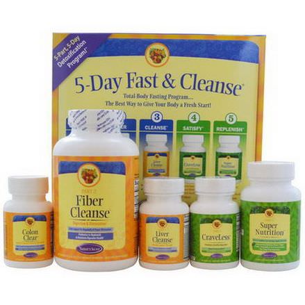 Nature's Secret, 5-Day Fast&Cleanse, 5-Part, 5-Day Program