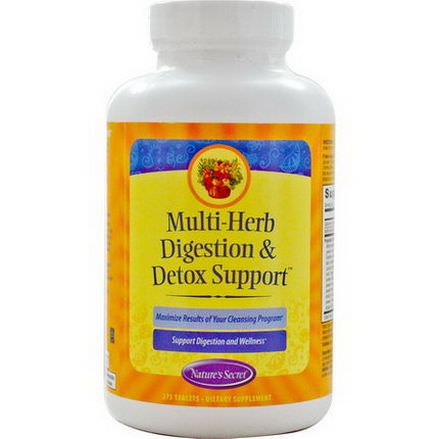 Nature's Secret, Multi-Herb Digestion&Detox Support, 275 Tablets
