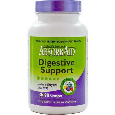 Nature's Sources, AbsorbAid, Digestive Support, 90 Vcaps