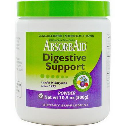 Nature's Sources, AbsorbAid, Digestive Support, Powder 300g