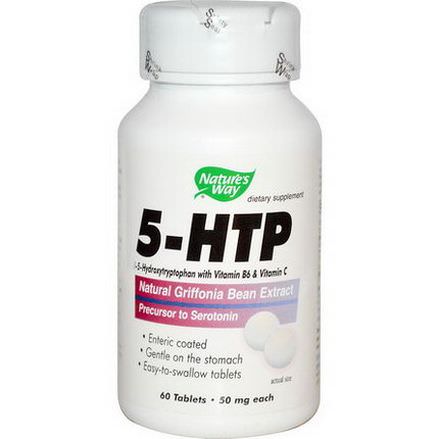 Nature's Way, 5-HTP, 50mg Each, 60 Tablets