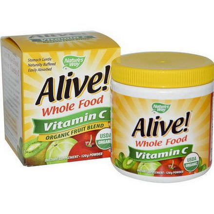 Nature's Way, Alive! Vitamin C, Powder, 120g