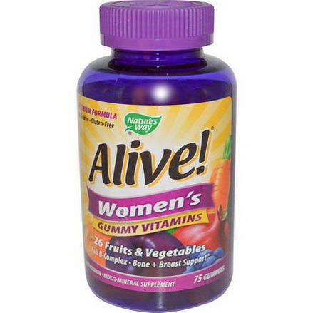 Nature's Way, Alive! Women's Vitamins, 75 Gummies